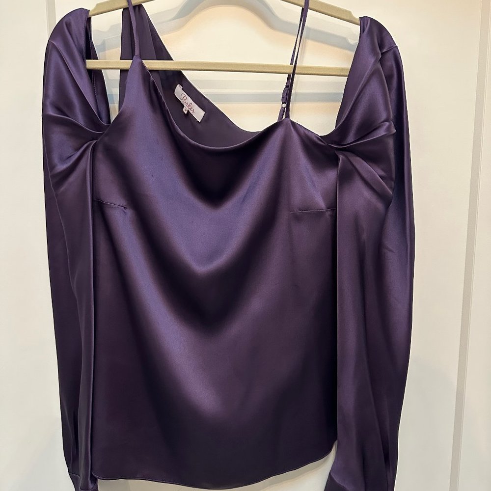 Parker Purple Silk Blouse